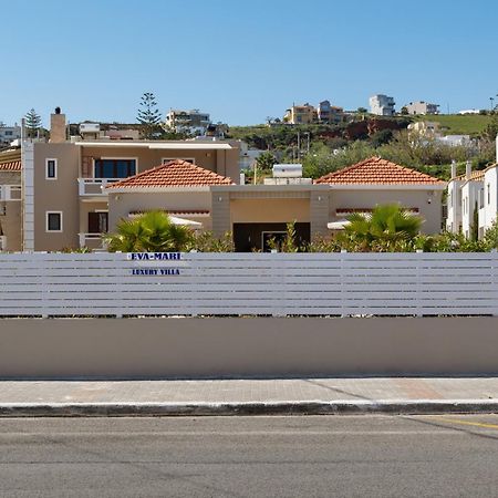 Stalós Luxury Villa Eva-Mari With Jacuzzi, 50M From The Beach מראה חיצוני תמונה