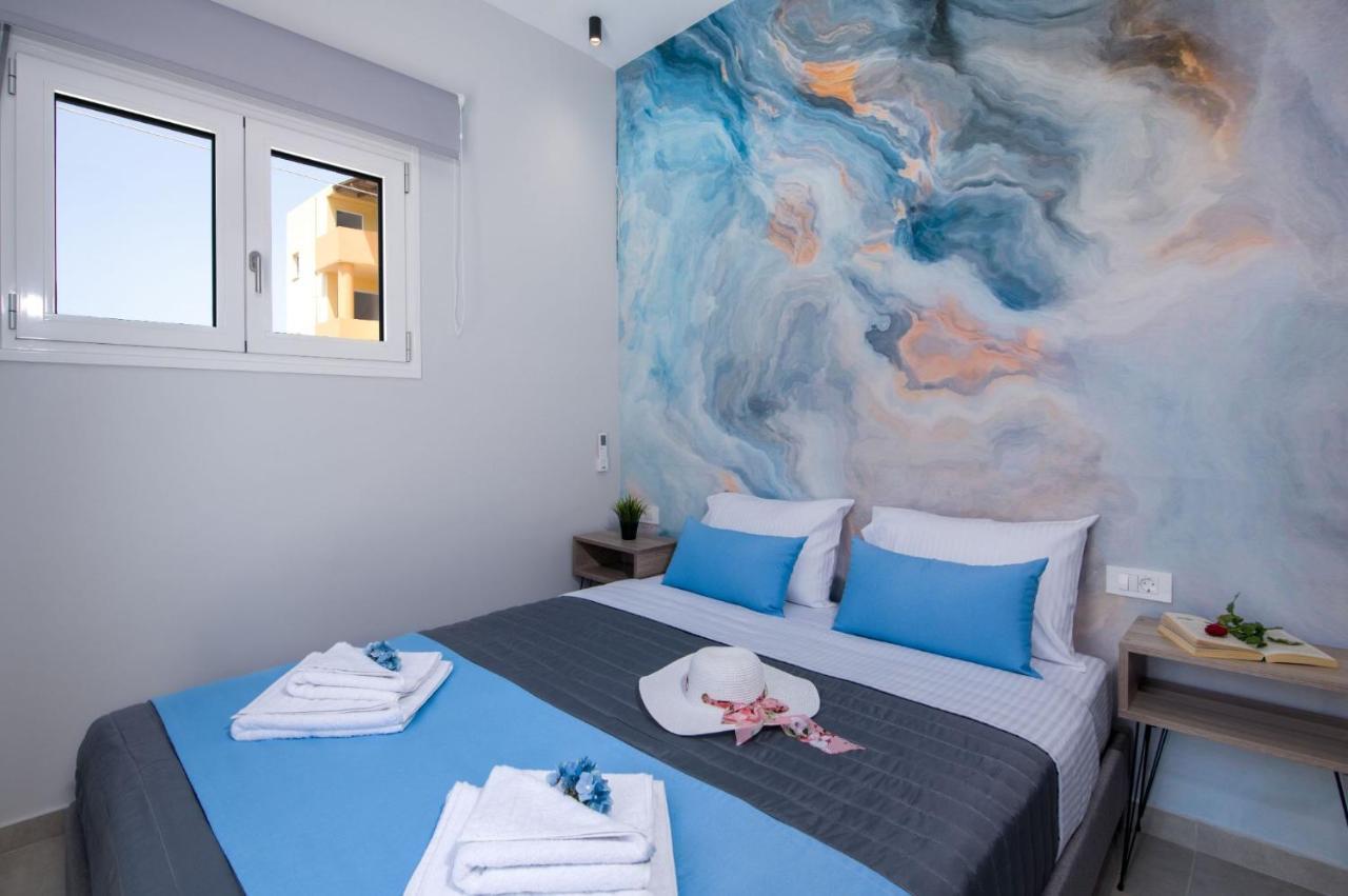 Stalós Luxury Villa Eva-Mari With Jacuzzi, 50M From The Beach מראה חיצוני תמונה
