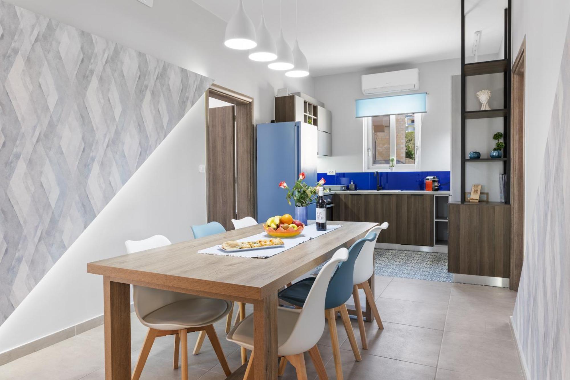 Stalós Luxury Villa Eva-Mari With Jacuzzi, 50M From The Beach מראה חיצוני תמונה