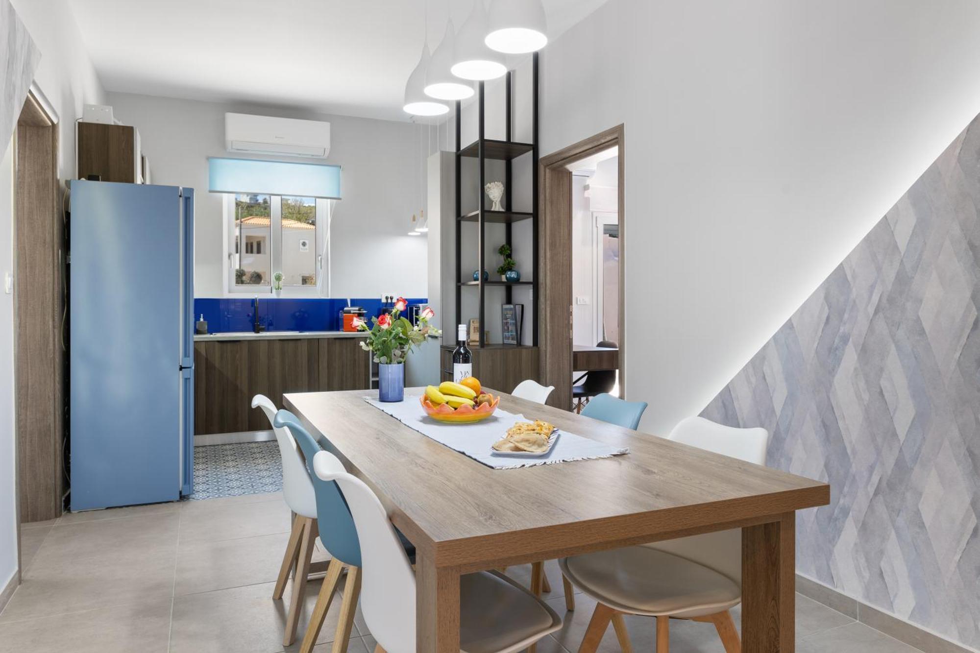 Stalós Luxury Villa Eva-Mari With Jacuzzi, 50M From The Beach מראה חיצוני תמונה